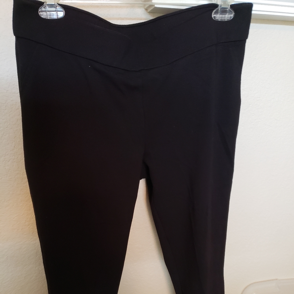 Jones NY, pull on soft dress pants, black 1X